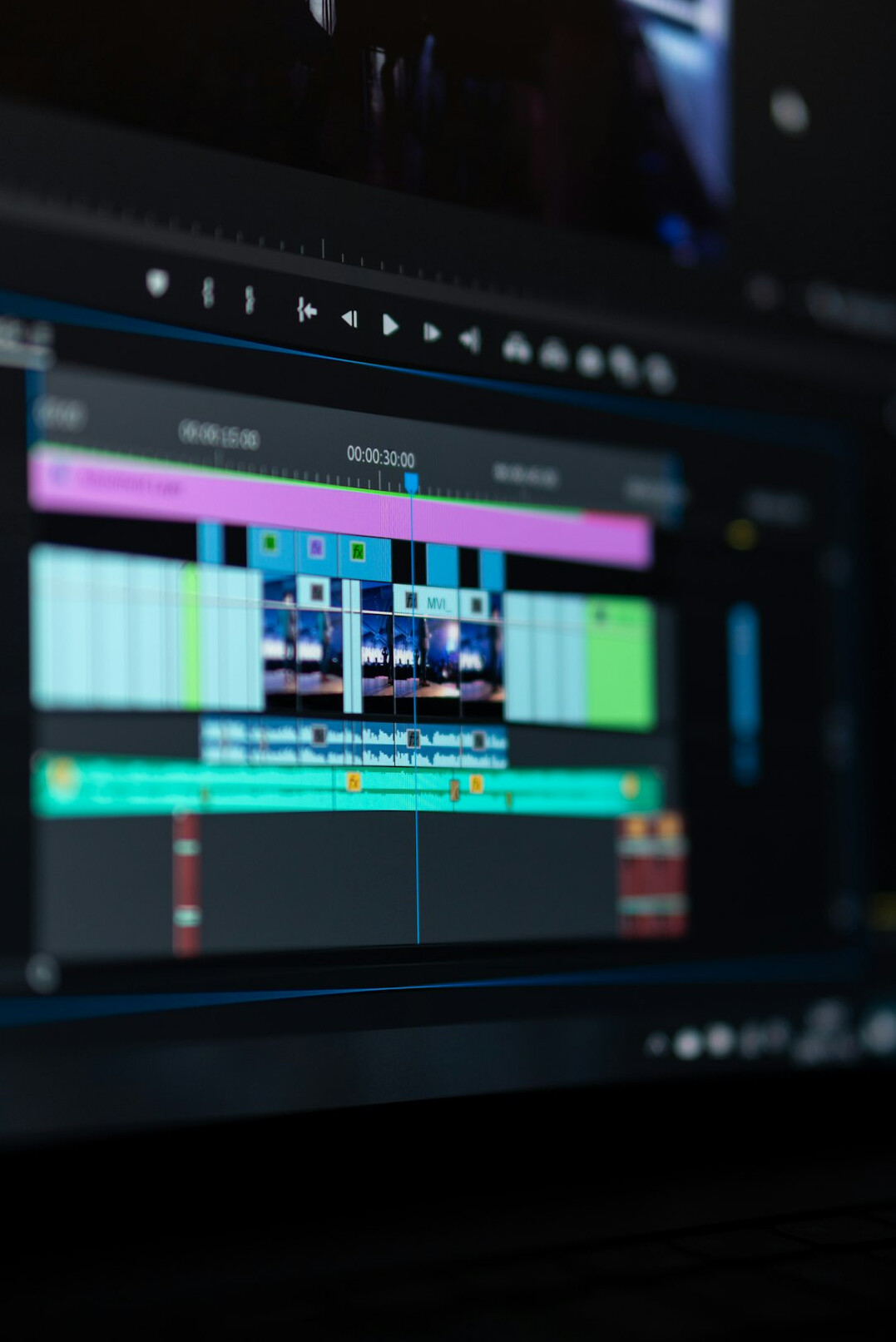 video editing software timeline