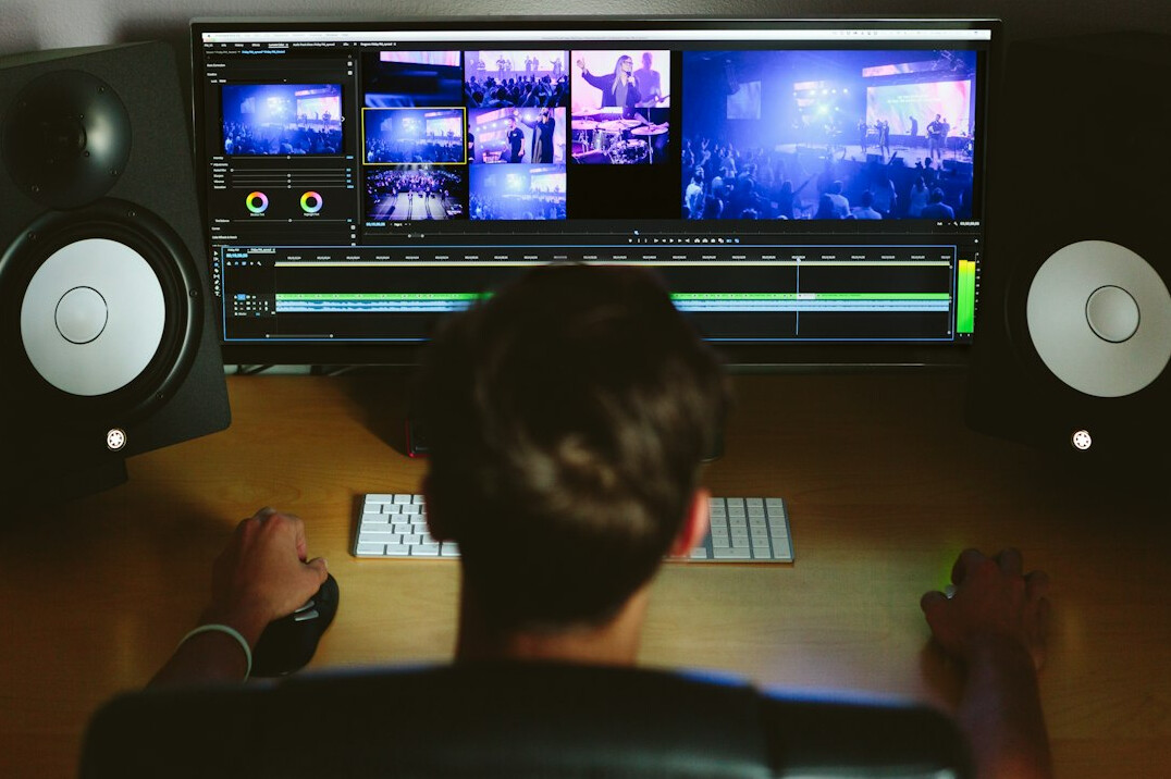 filmmaker using ai editing software