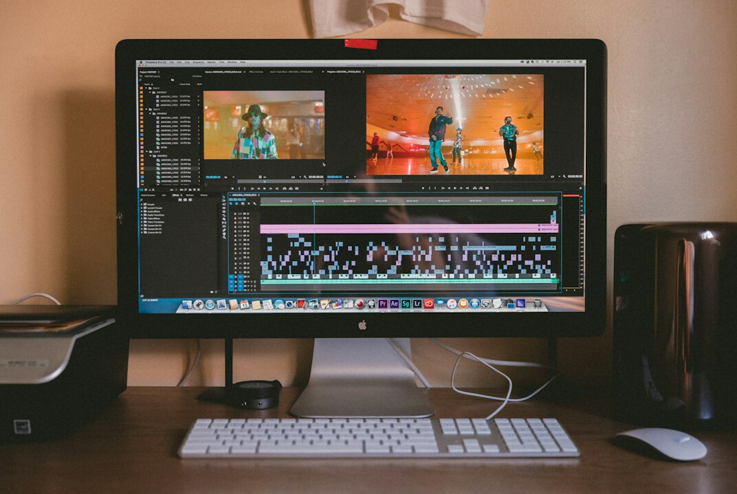 video editing software interface