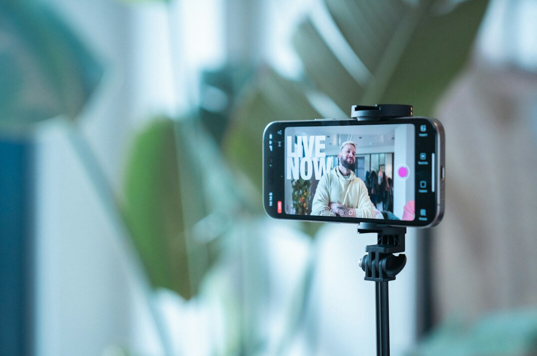 smartphone filming setup